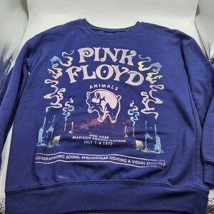 Pink Floyd Blue Graphic Sweater